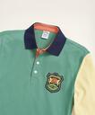 Brooks Brothers Men's Slim Fit Stretch Long-Sleeve Fun Polo Shirt | Green