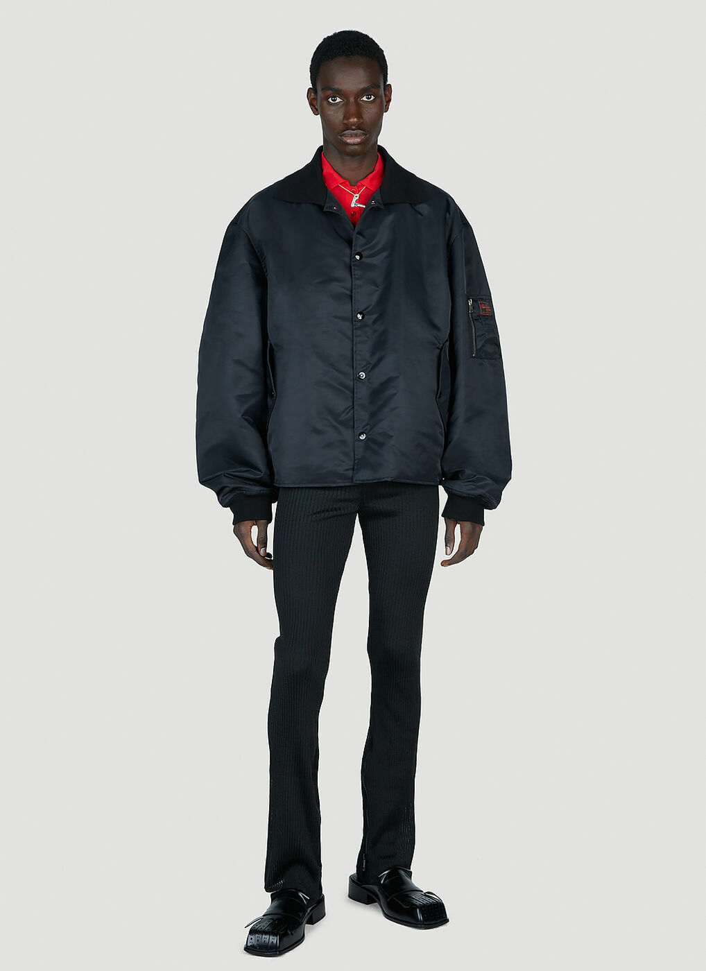 Raf Simons - Bomber Jacket In Black Raf Simons