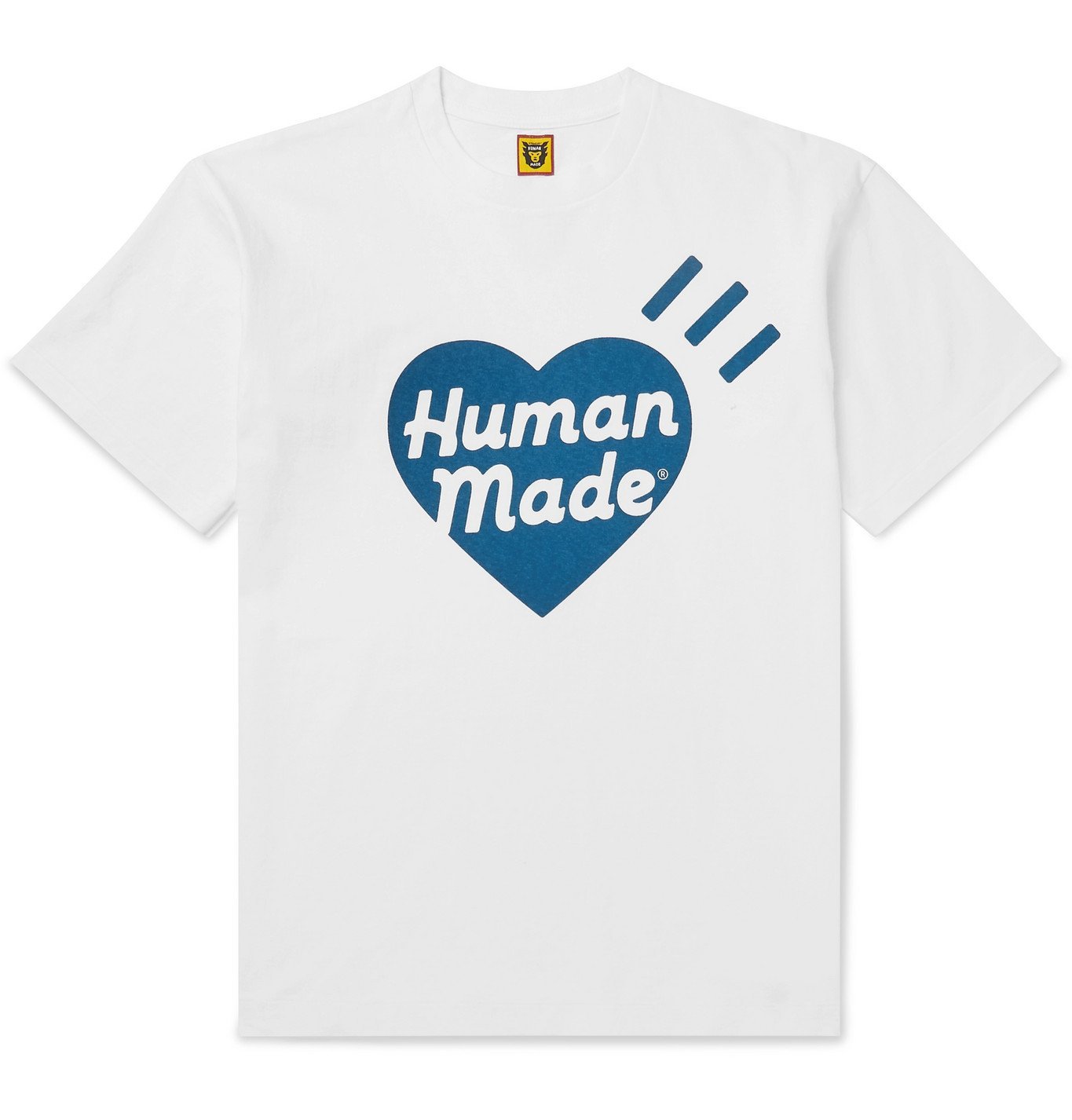 Human Made - Slim-Fit Logo-Print Cotton-Jersey T-Shirt - White Human Made