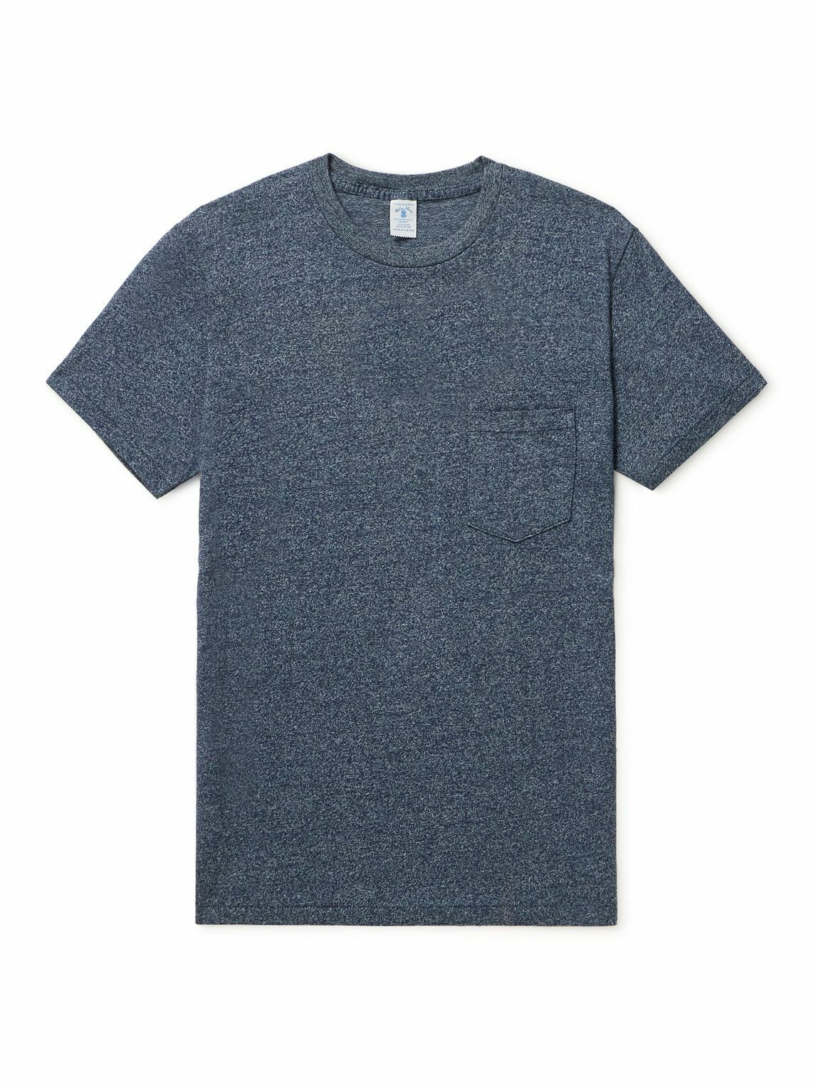 Velva Sheen SlimFit CottonBlend Jersey TShirt Blue Velva Sheen