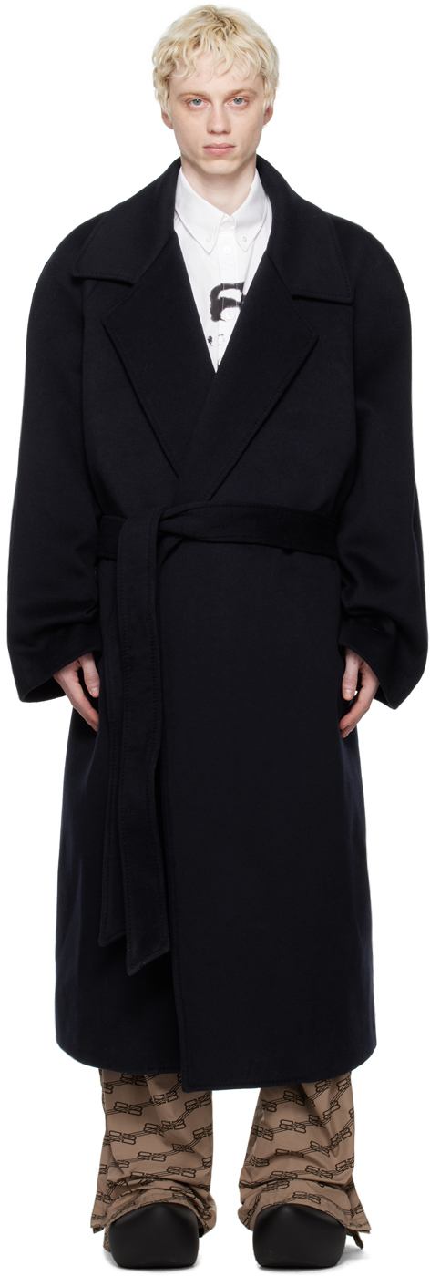 balenciaga jacket mens navy