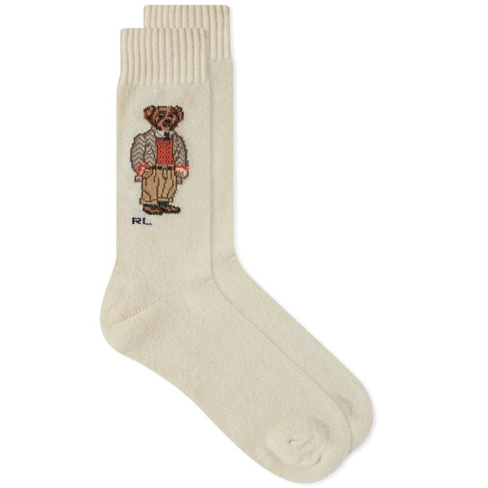 Polo Ralph Lauren Preppy Bear Cotton Crew Sock