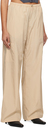 Reformation Beige Emberly Trousers