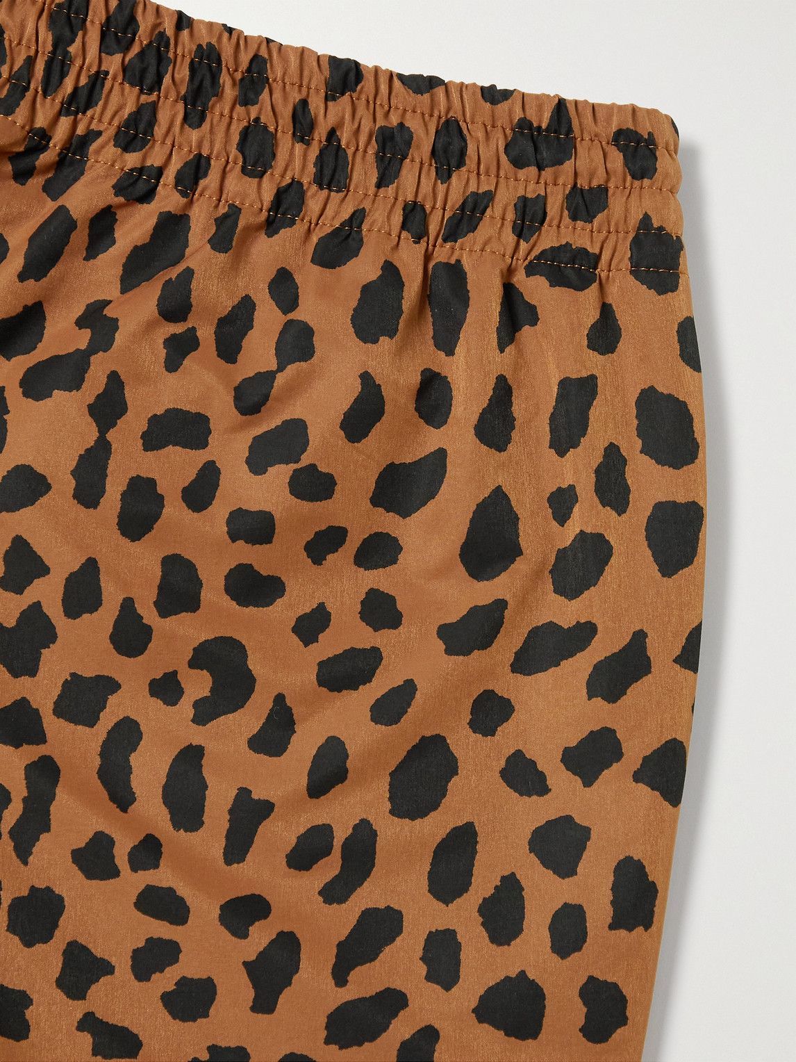 Wacko Maria - Wild Bunch Tapered Leopard-Print Shell Sweatpants