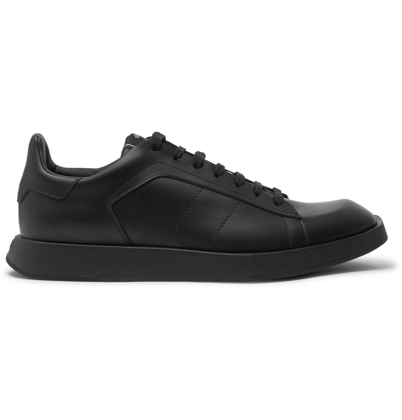 Berluti - Logo-Print Leather Sneakers - Black Berluti