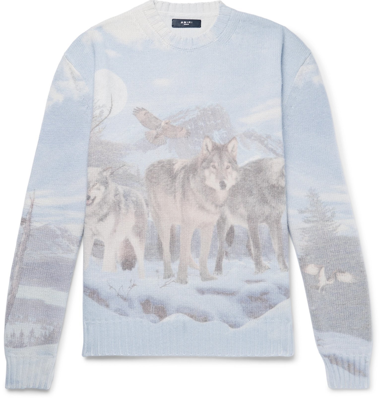 blue amiri sweater