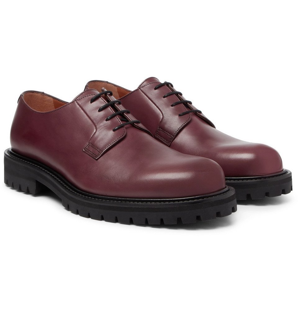 Bathroom Accountant that's all Mr P. - Jacques Leather Derby Shoes - Men - Burgundy Mr P.