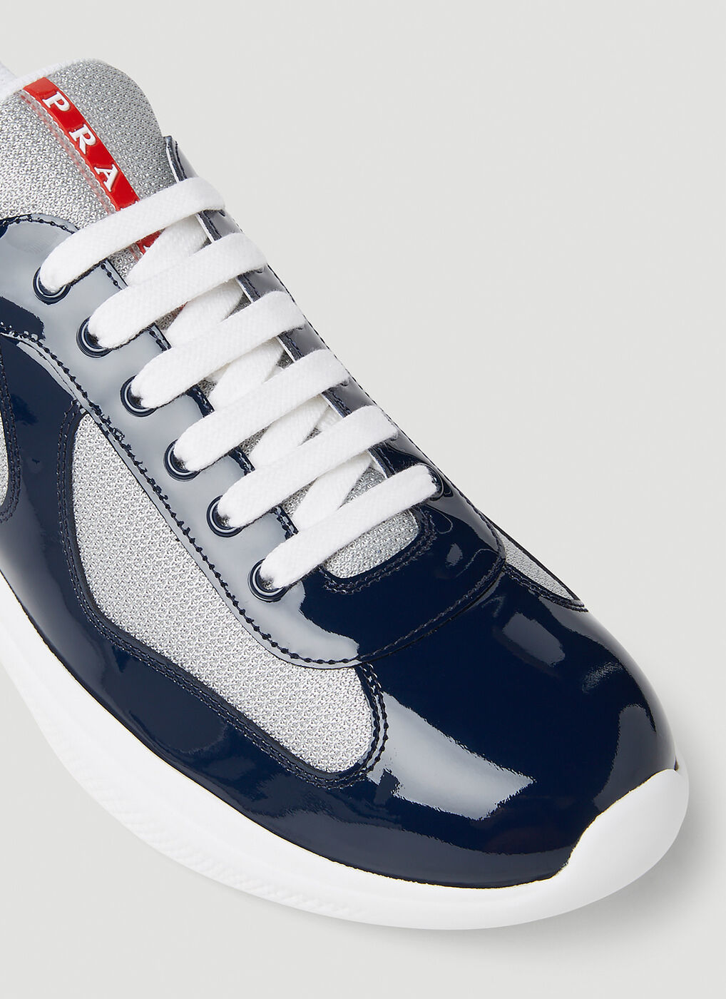 America's Cup Bike Sneakers in Blue Prada