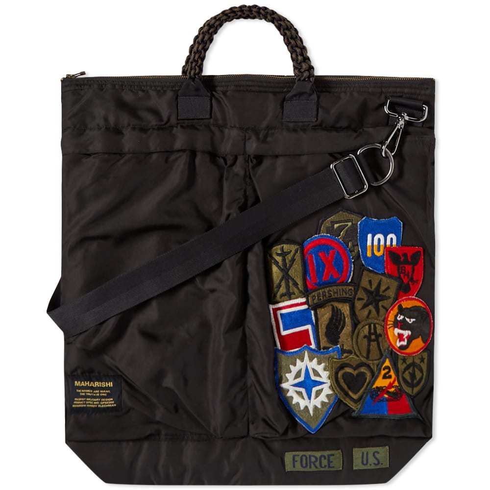 Maharishi Vintage Patch Helmet Flight Bag Maharishi