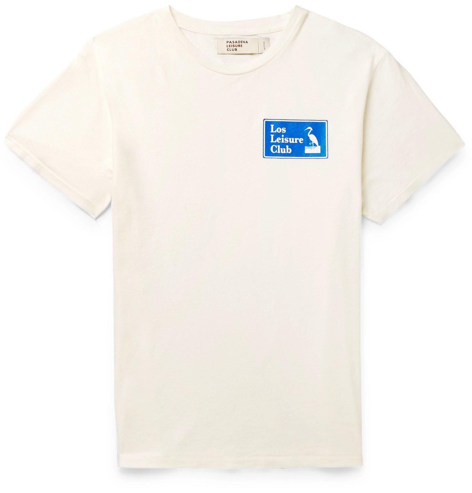 Pasadena Leisure Club - Logo-Print Cotton-Jersey T-Shirt - White ...
