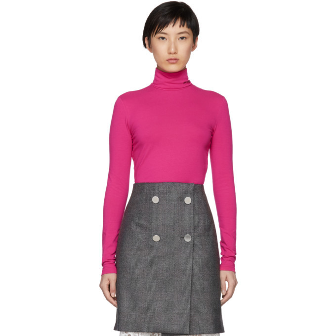 calvin klein pink turtleneck