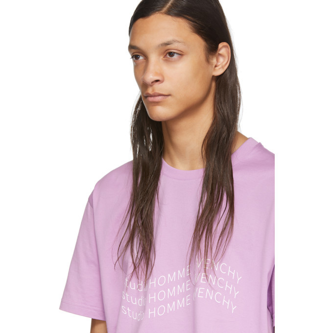 Givenchy Purple Logo Wave T-Shirt Givenchy