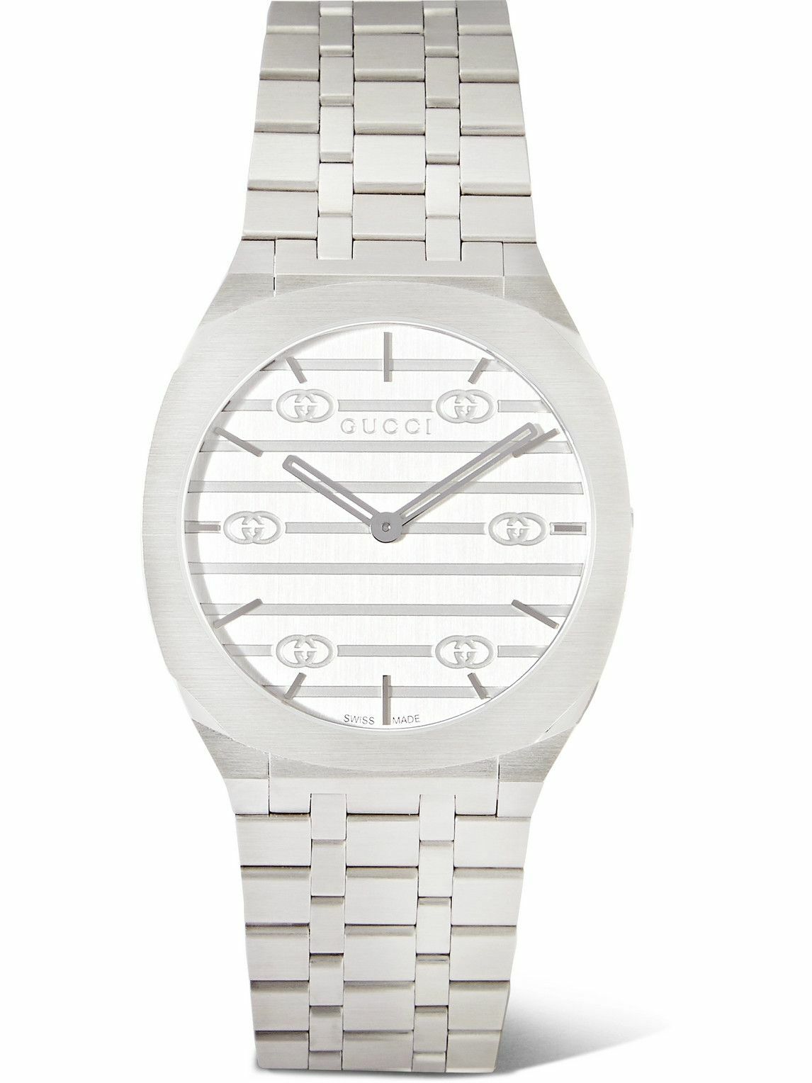 GUCCI - 25h 34mm Stainless Steel Watch Gucci