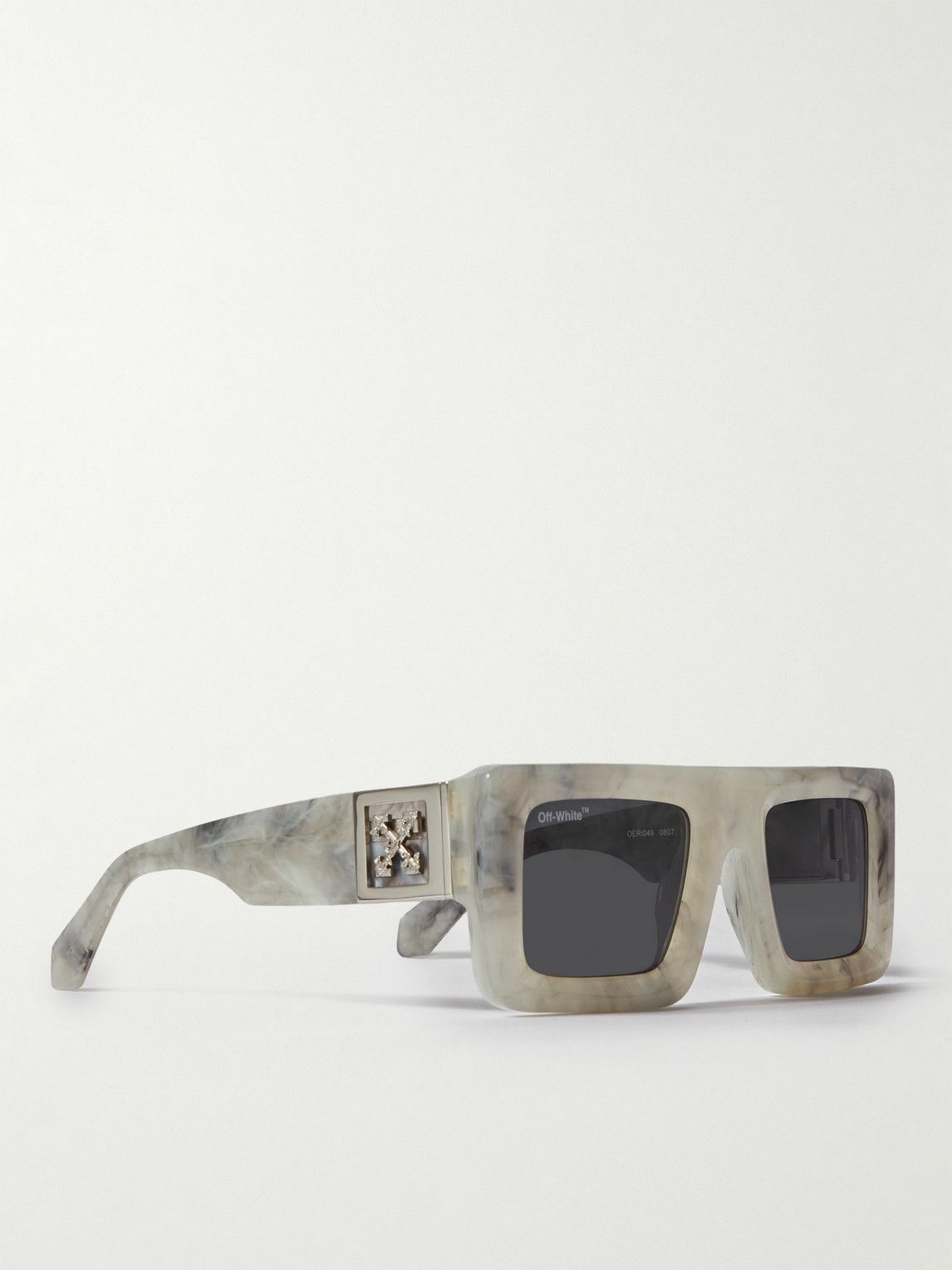 Off White Leonardo Square Frame Acetate Sunglasses Off White