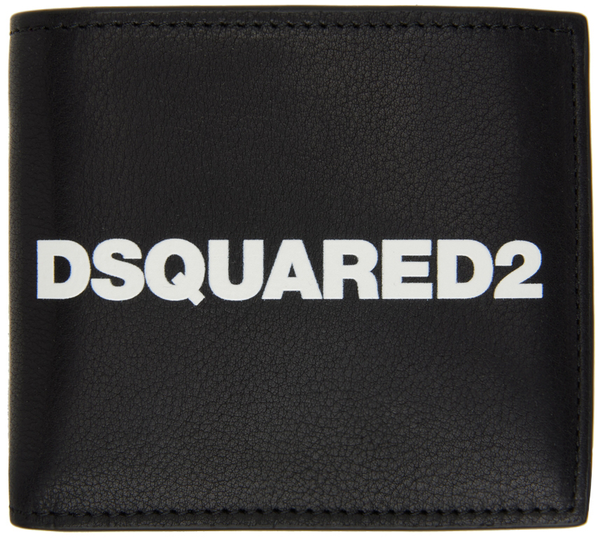 Dsquared2 Black Logo Bifold Wallet Dsquared2