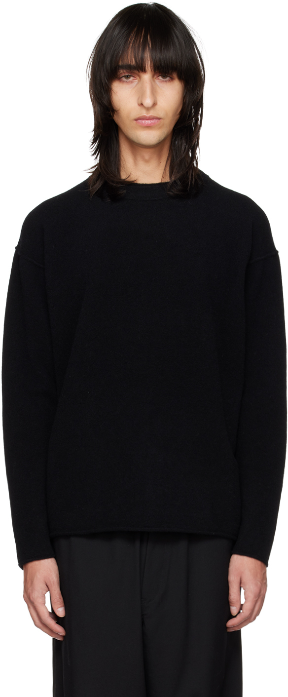 Isabel Benenato Black Double Sweater Isabel Benenato