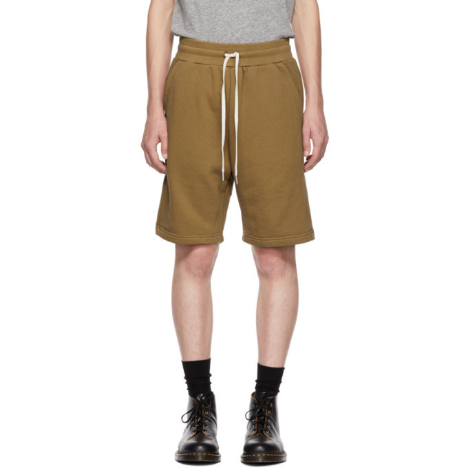 brown sweat shorts