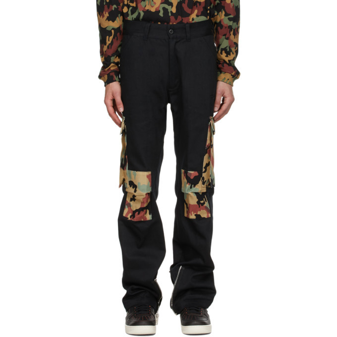 black camo cargo