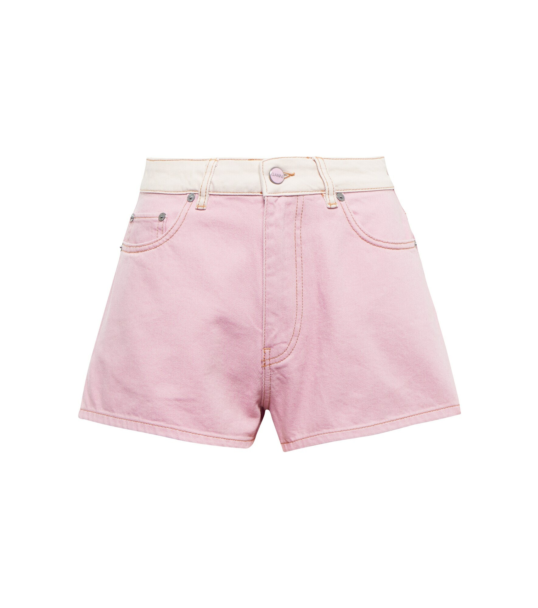 Ganni Highrise denim shorts GANNI