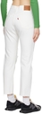 Levi's White 501 Original Cropped Jeans