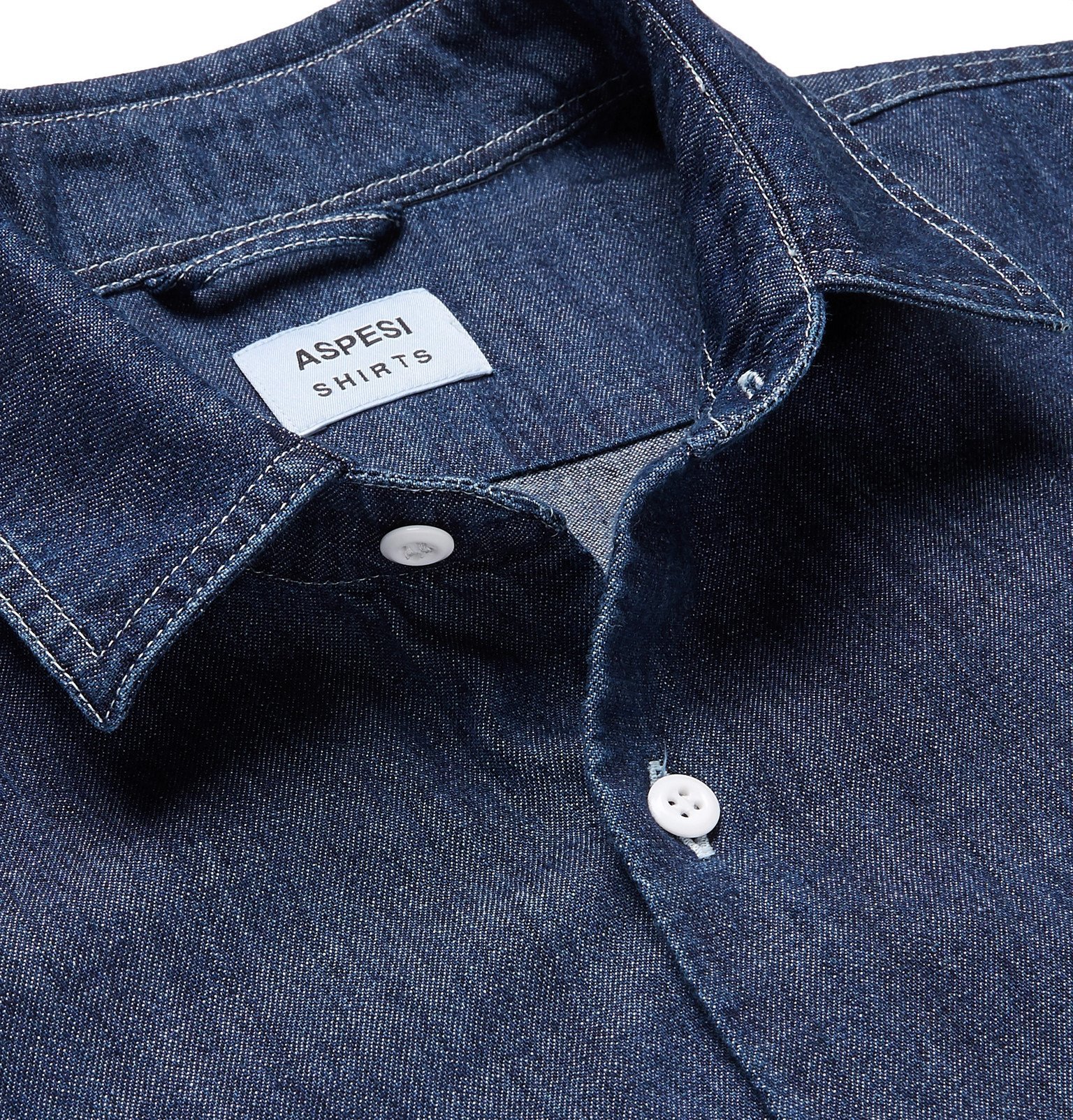 店内全品ﾎﾟｲﾝﾄ2倍!! ASPESI アスペジ シャツ トップス メンズ Denim shirts Blue - 通販 -  www.certificazionece.it