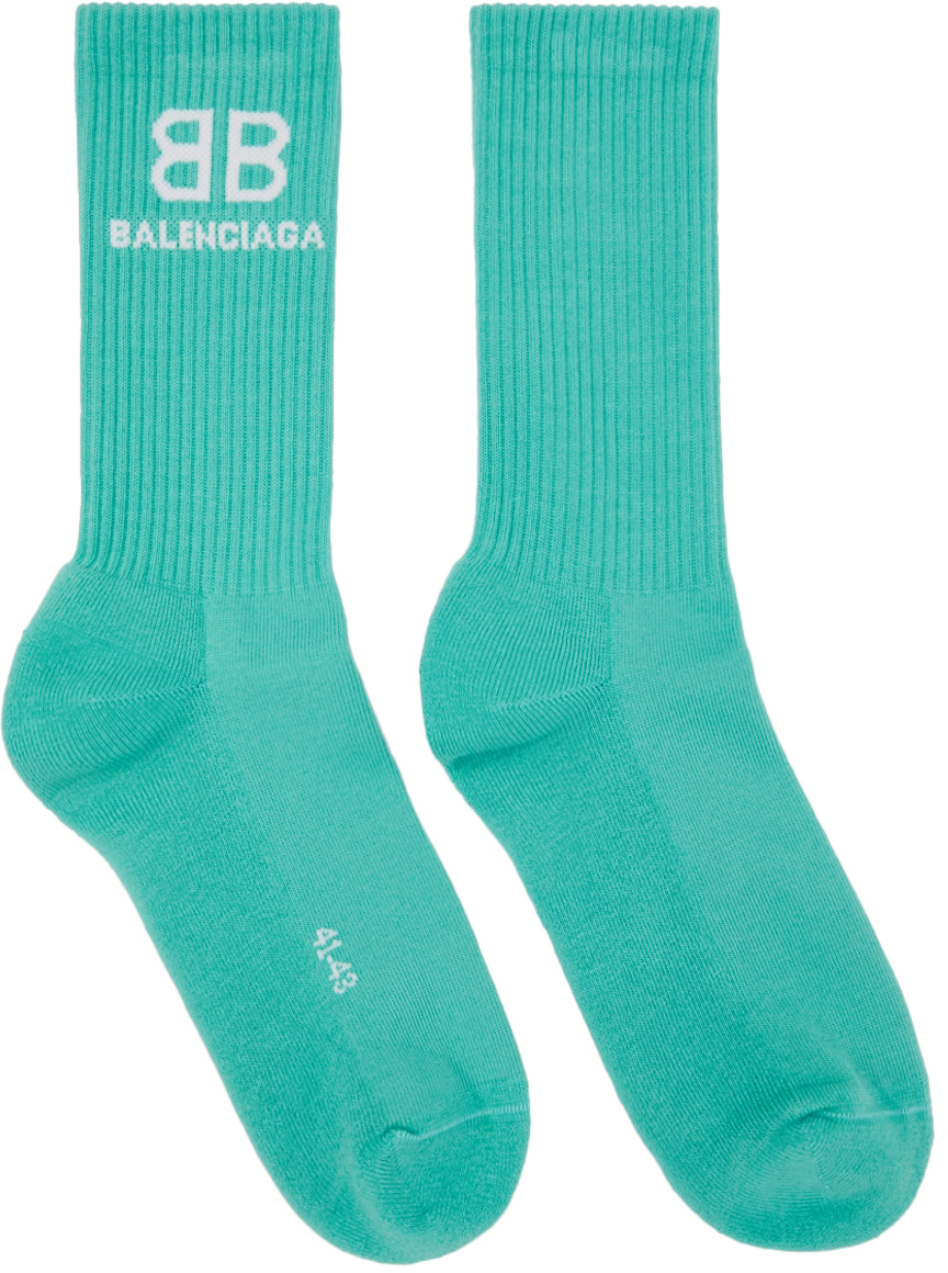 Balenciaga Green Tennis Socks Balenciaga