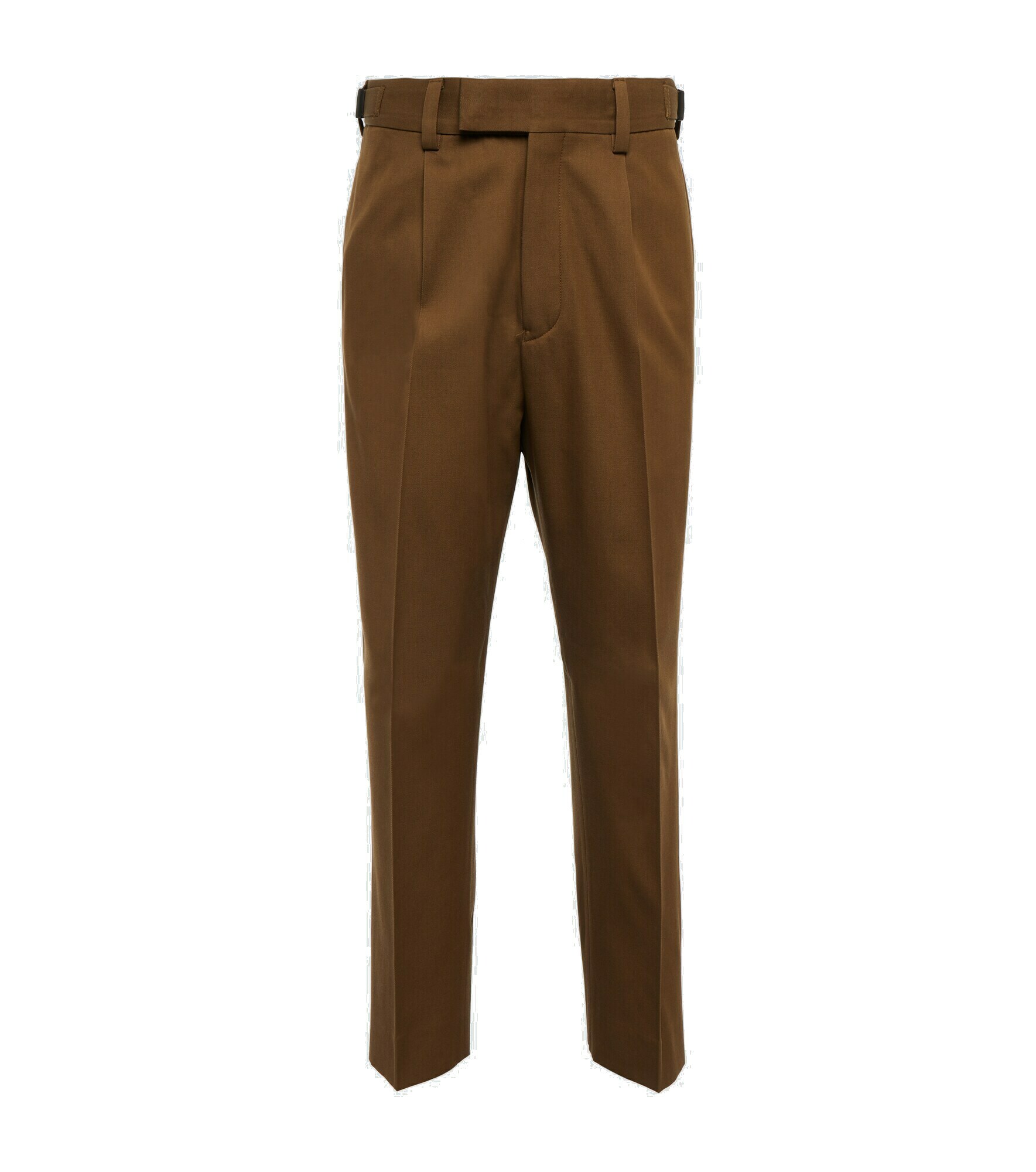 Zegna - Straight cotton and wool pants Zegna