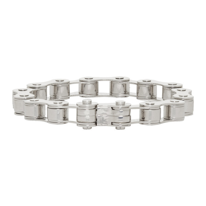 Burberry Silver Bicycle Chain Bracelet Burberry