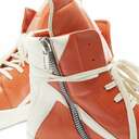 Rick Owens Men's Geobasket Sneakers in Orange/White