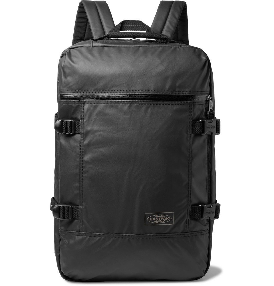 Topped Black One Size Eastpak Mens Tranzpack Travel Backpack 