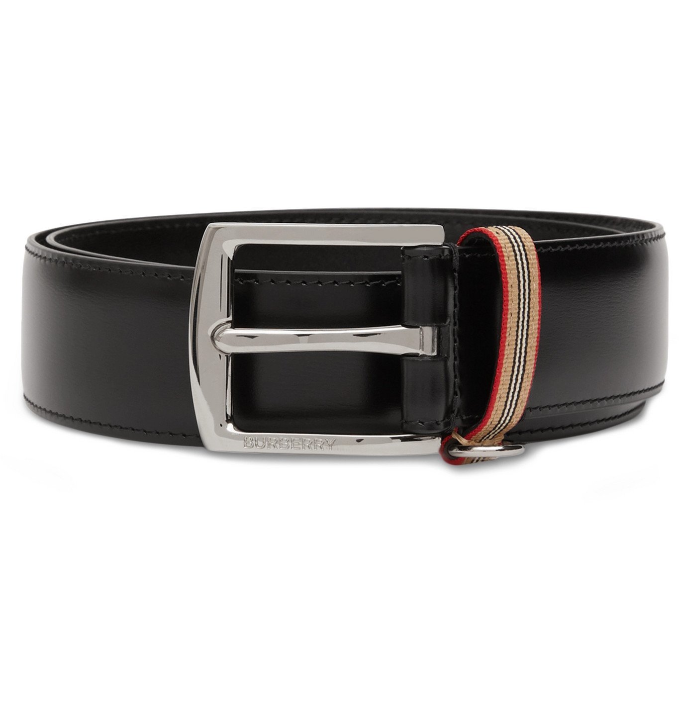 black burberry belt