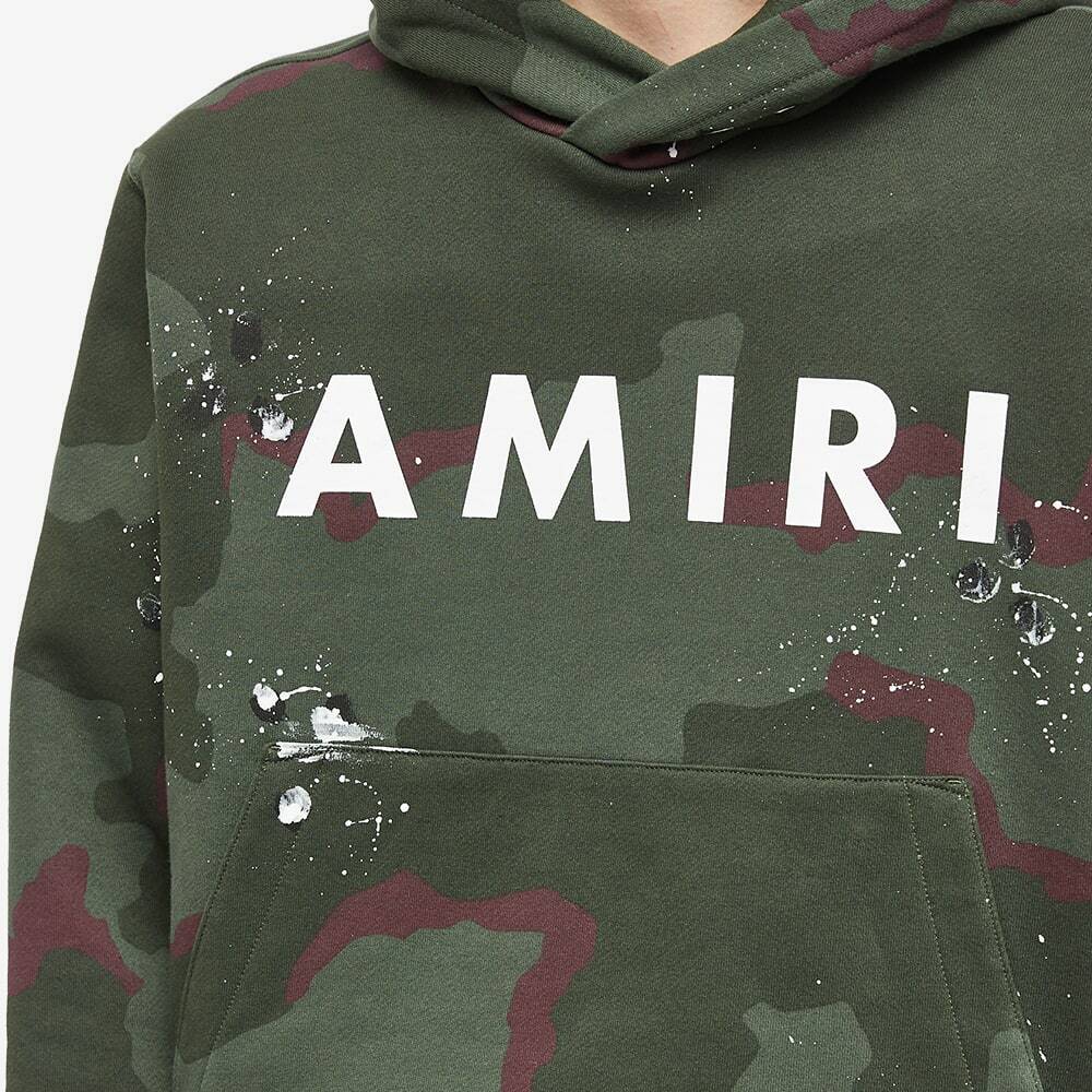 AMIRI Men's Army Logo Hoody in Camo Amiri