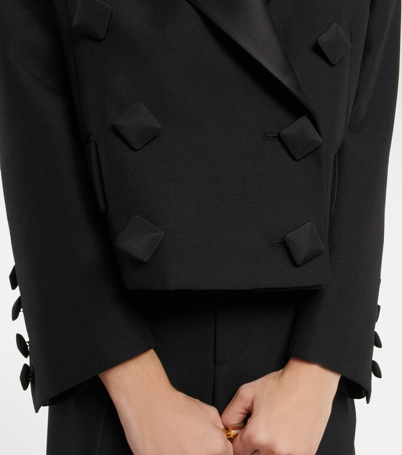 Gucci - Cropped wool and mohair blazer Gucci