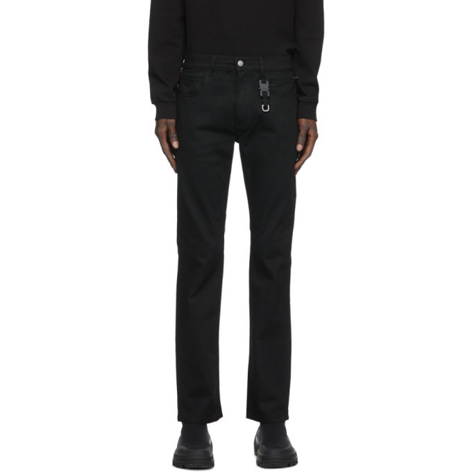 six pocket jeans black