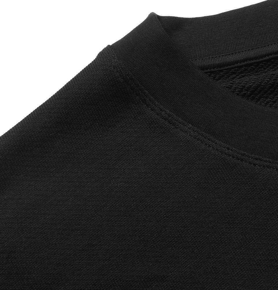 Loewe - Logo-Embroidered Loopback Cotton-Jersey Sweatshirt - Black Loewe