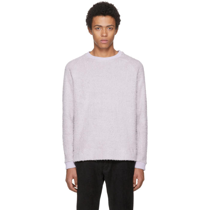 sherpa pullover purple