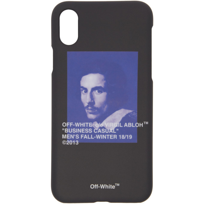 OffWhite Black Bernini iPhone X Case OffWhite