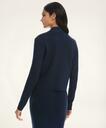 Brooks Brothers Women's Cropped Knit Sweater Jacket | Navy