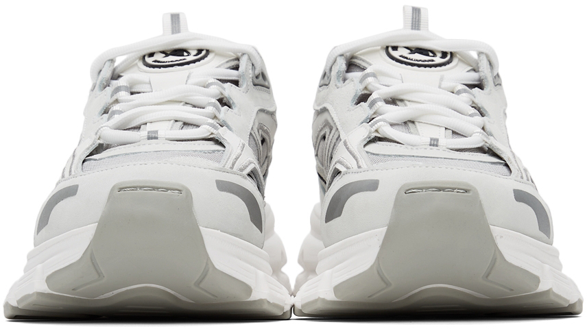 axel arigato white and grey marathon r trail sneakers