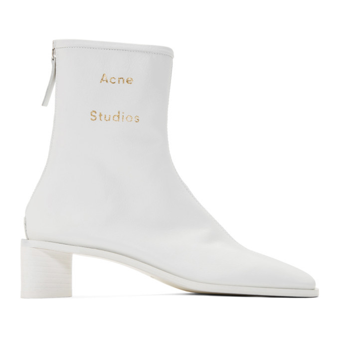 acne studios boots white