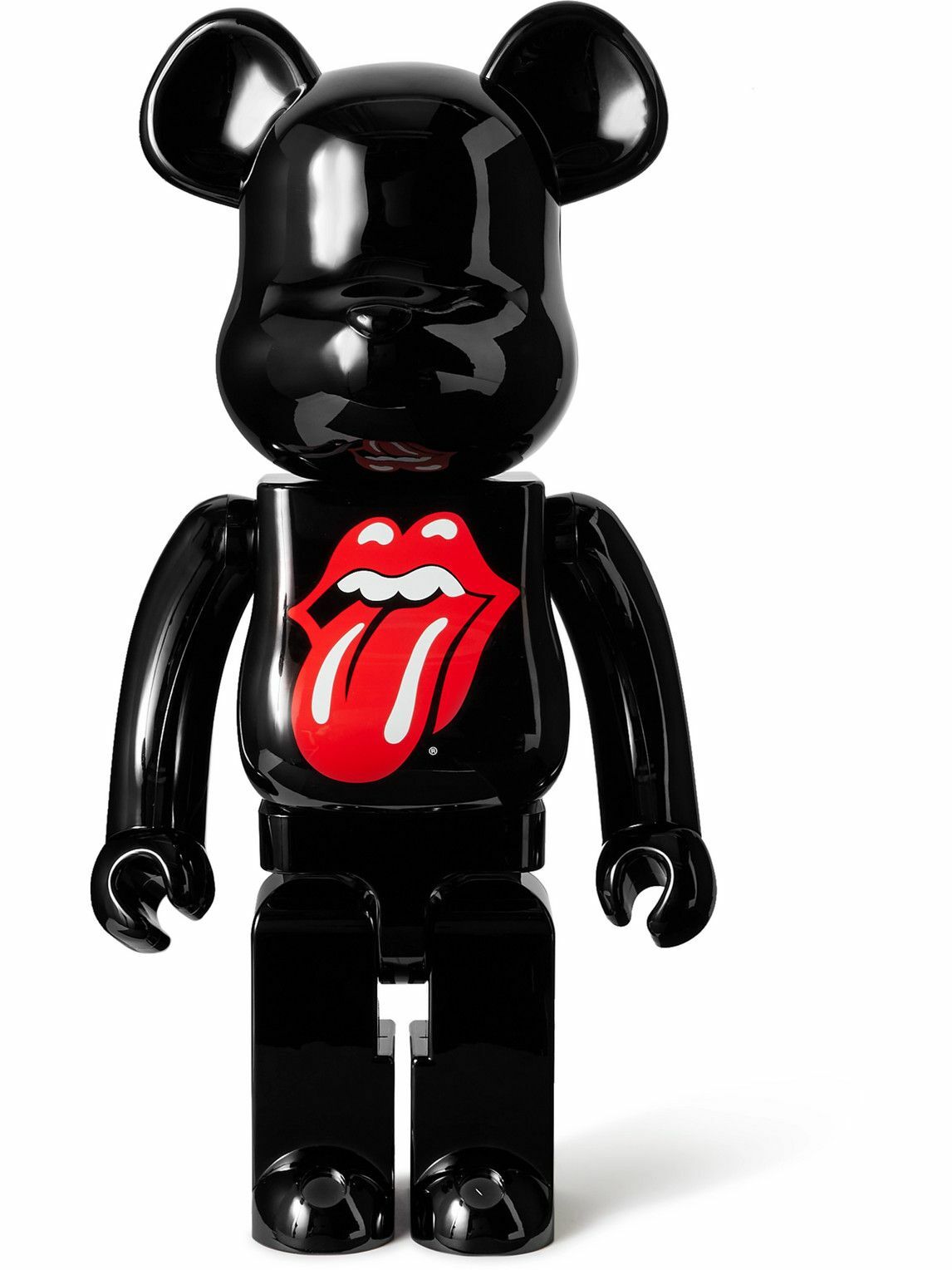 BE@RBRICK - The Rolling Stones 1000% Printed Chrome PVC Figurine BE@RBRICK