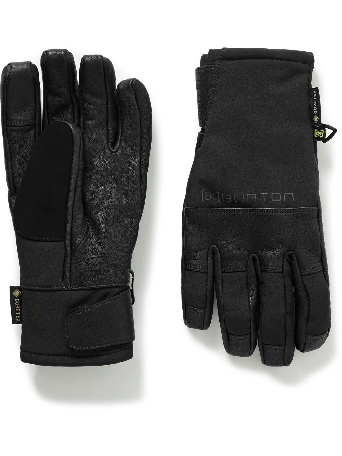 Onbevredigend overschot Rechtdoor BURTON - [ak] Clutch Leather-Panelled GORE‑TEX Ski Gloves - Black Burton