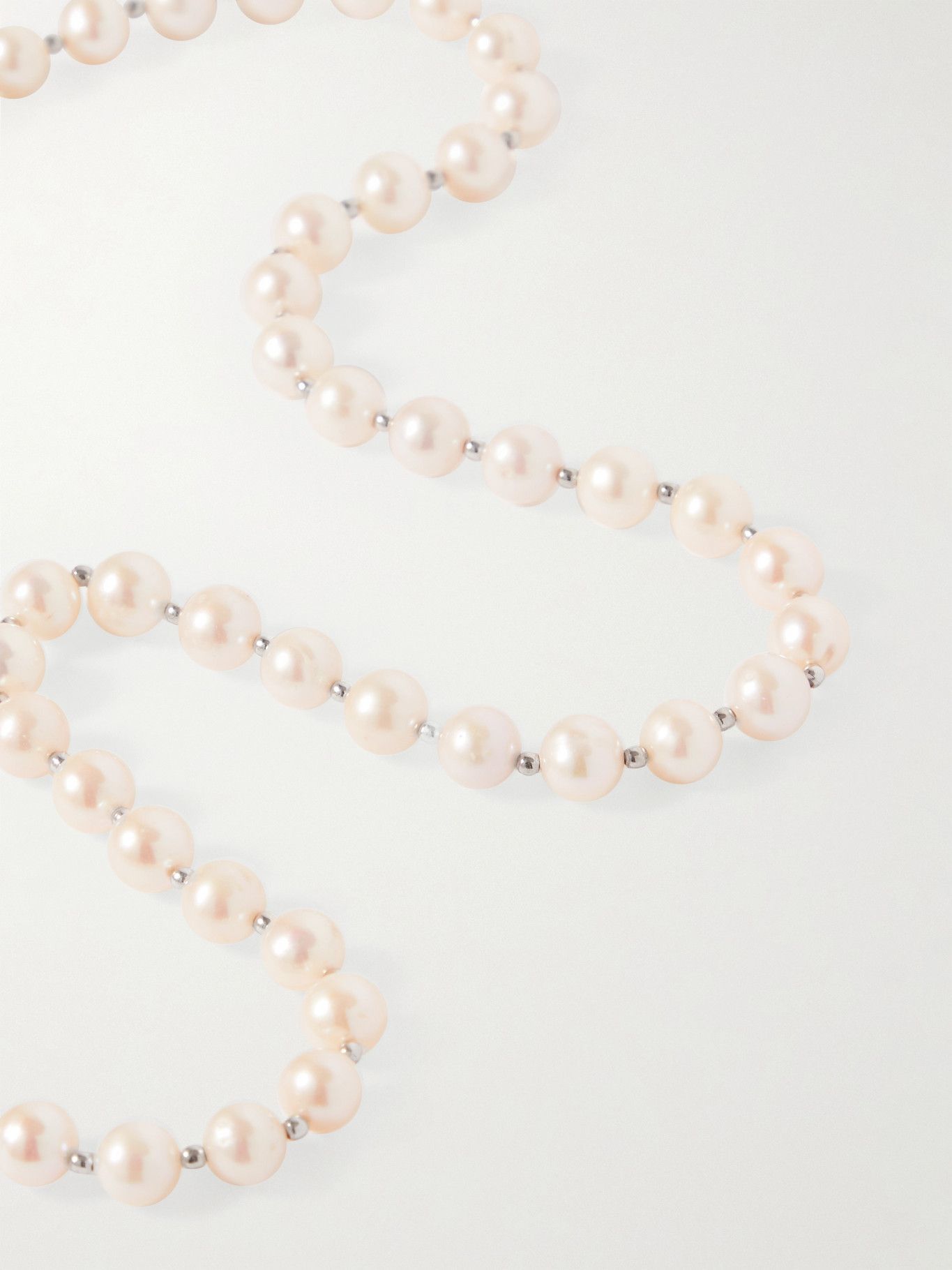 Hatton Labs Sterling Silver and Pearl Necklace Hatton Labs