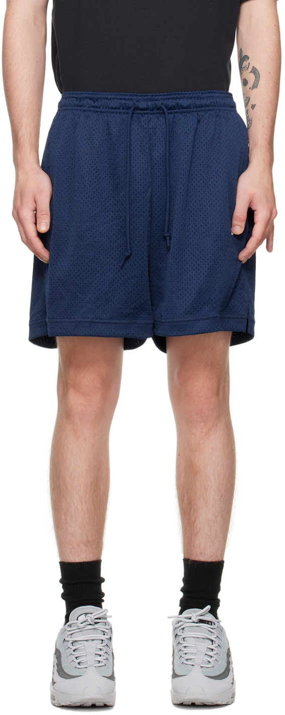 Nike Navy Embroidered Shorts Nike