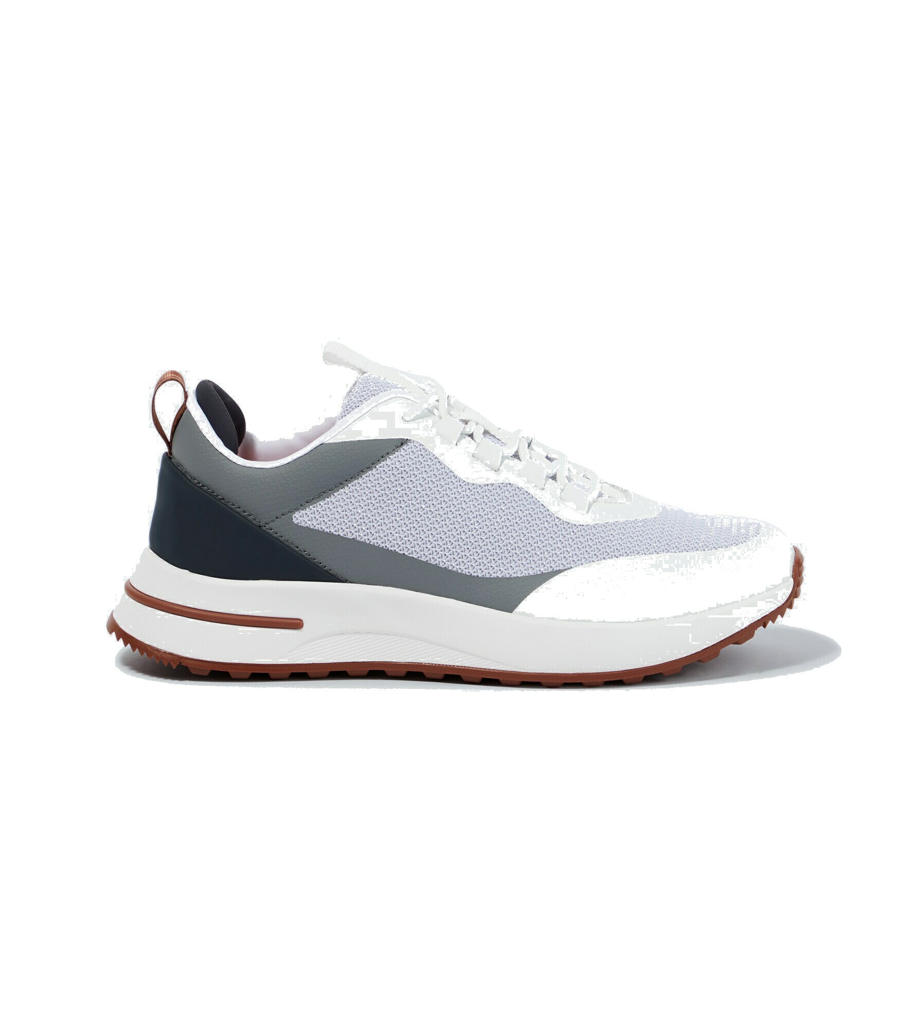 Weekend Walk Loro Piana - Weekend Walk leather-trimmed sneakers Loro Piana