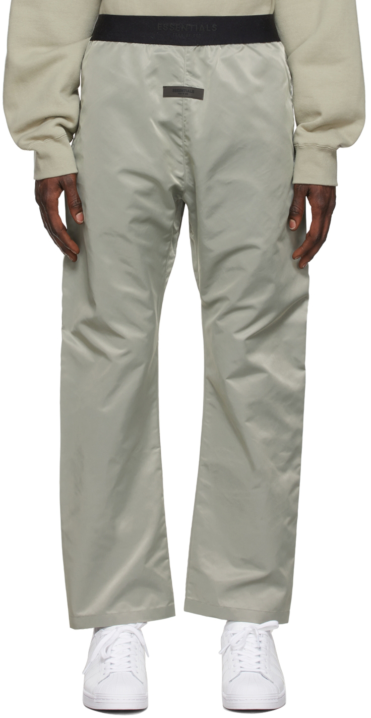 Essentials Green Relaxed Track Pants Essentials