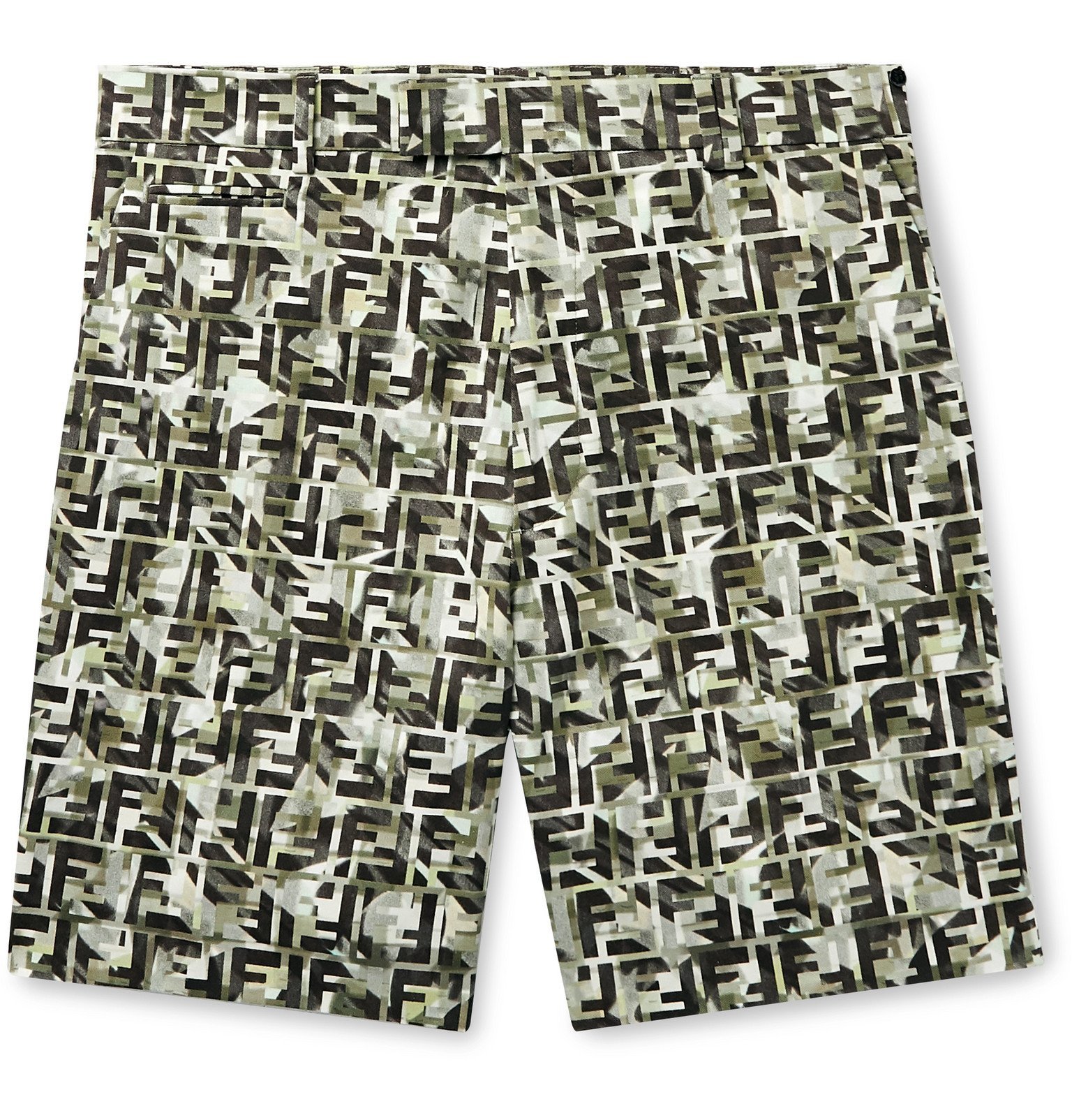 fendi print shorts