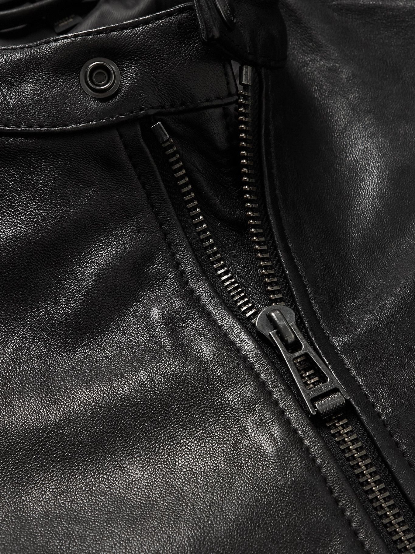 BELSTAFF - V Racer 2.0 Slim-Fit Leather Jacket - Black Belstaff