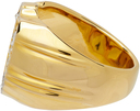 BAPE Gold Rhinestone Ape Head Ring