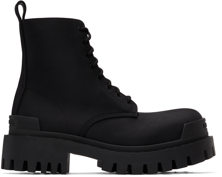 balenciaga boots black